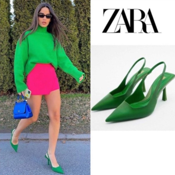 Zara Shoes - HEELED SLINGBACKS